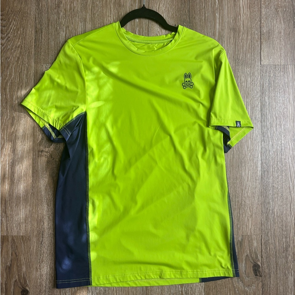 Neon Green Psycho Bunny Shirt